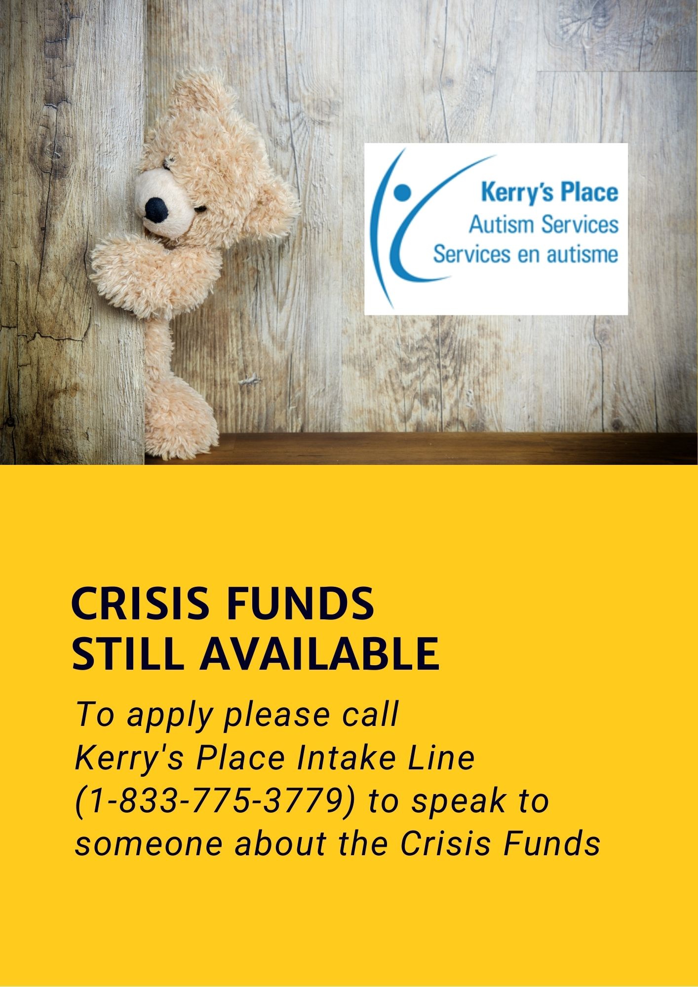 Kerry's Place Crisis Funds Still Available Flyer