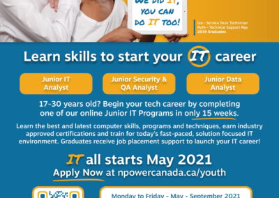 N Power Canada Flyer in Yellow and Blue