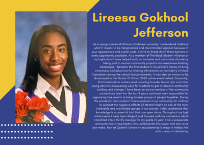 Lireesa Gokhool Jefferson Information Template