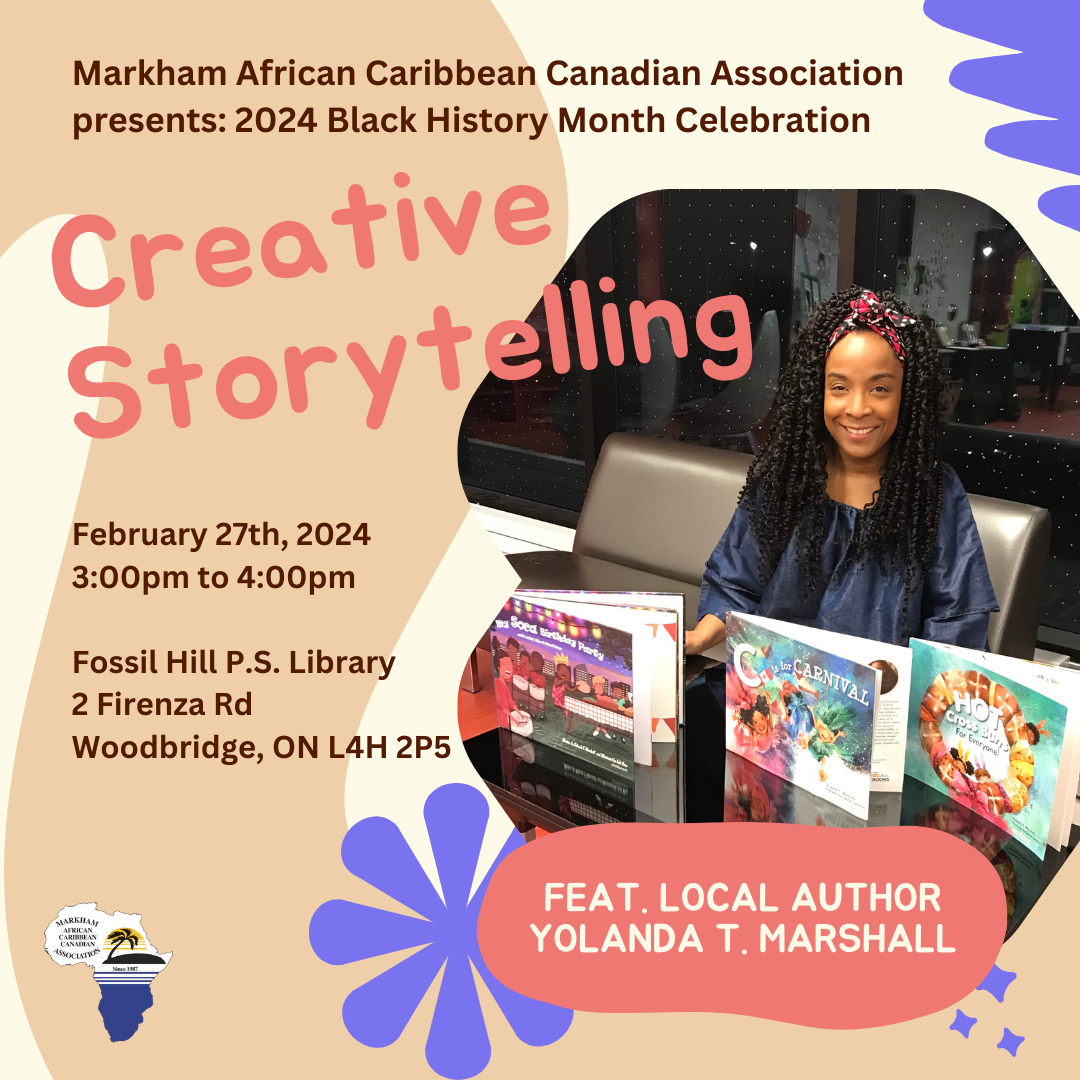 Flyer for creative storytelling event